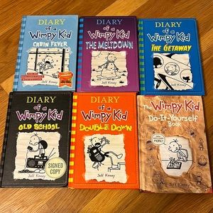Hardcover books, Diary of a Wimpy Kid series